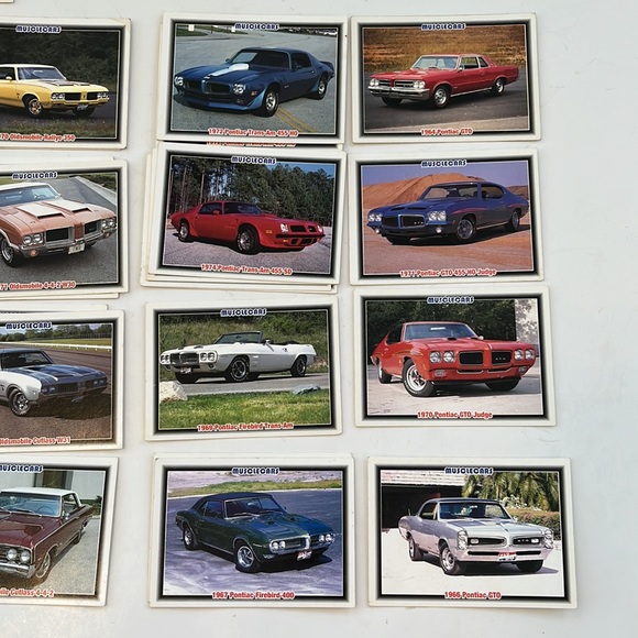 Vintage Collectable Muscle Car cards “Oldsmobile “ Pontiac”& Buick - Picture 4 of 8
